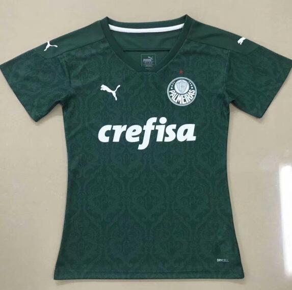 Women Palmeiras Home Kit Soccer Jersey 2020/21